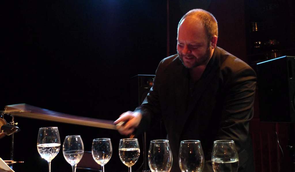 Tony Bauer, Stenhammarkvartetten under ett framförande av Black Angels på Samtida Musik Tony Bauer, Stenhammarkvartetten under ett framförande av Black Angels på Samtida Musik